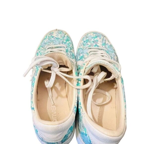 Converse Breakpoint Low Floral blue & white women’s size 8 - Picture 9 of 12